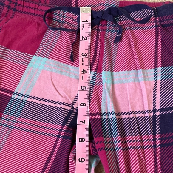 Tommy Hilfiger 100% cotton pajama pants, sleep lounge, plaid, adjustable xs/s - Picture 3 of 7